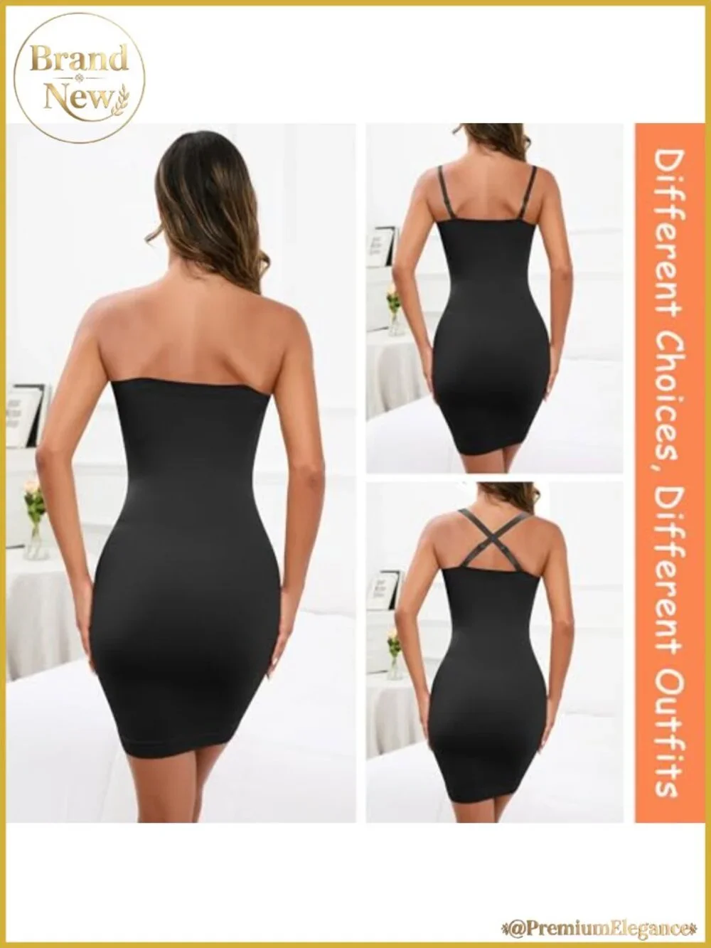 Strapless Shapewear Full Slip Tummy Control Seamless